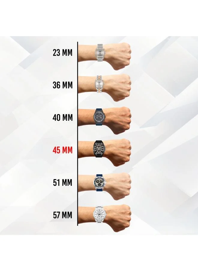Quantum  Men's Silicone Analog Watch HNG1161.061 - 43.5 mm for Men | Best Price UAE